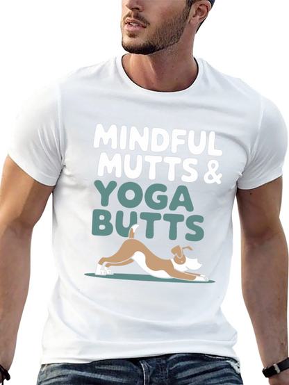 Mindful Mutts & Yoga Butts Graphic Tee