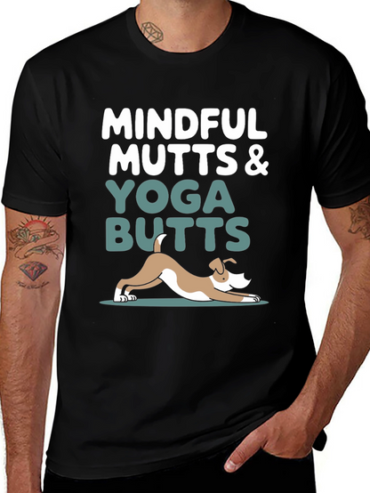 Mindful Mutts & Yoga Butts Graphic Tee