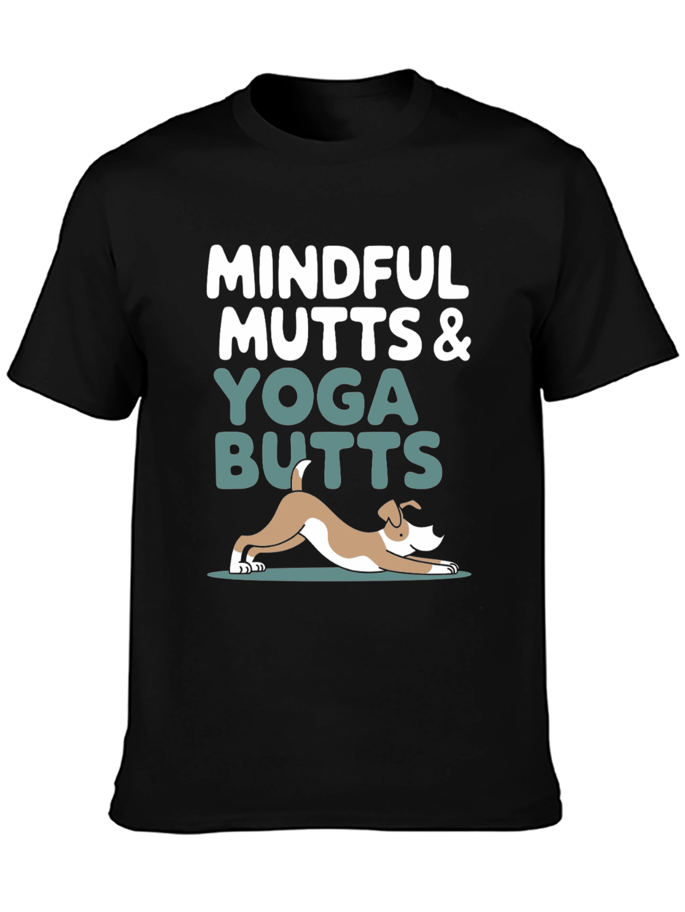 Mindful Mutts & Yoga Butts Graphic Tee