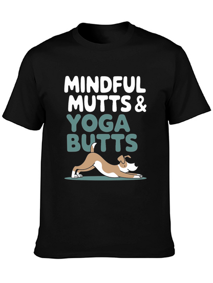 Mindful Mutts & Yoga Butts Graphic Tee