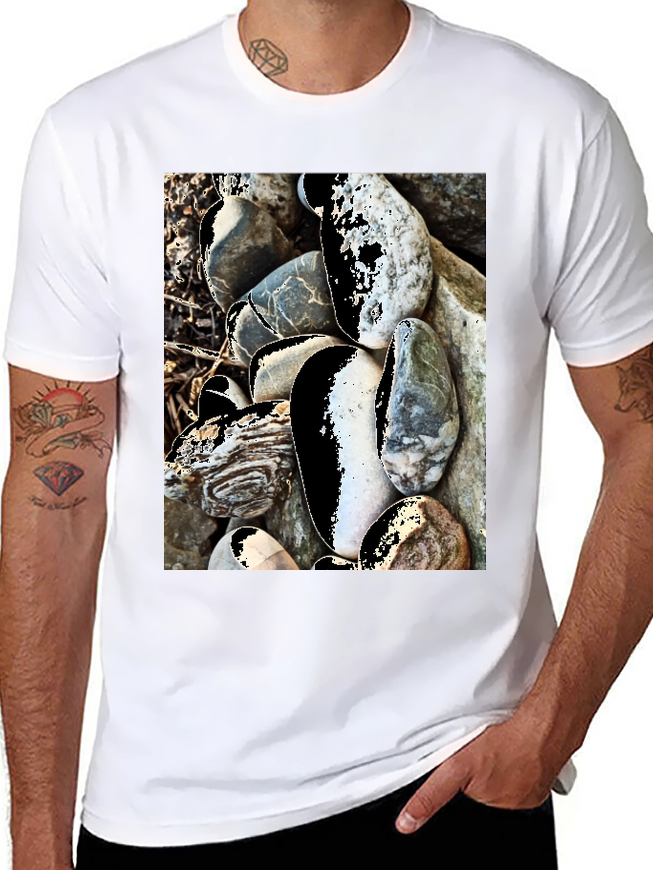 Abstract Stone T-Shirt