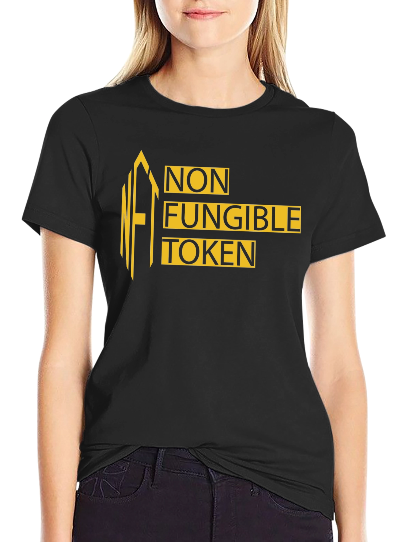 NFT Non-Fungible Token Graphic Tee - Black