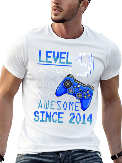 Level 9 Unlocked Awesome Since 2014 T-Shirt