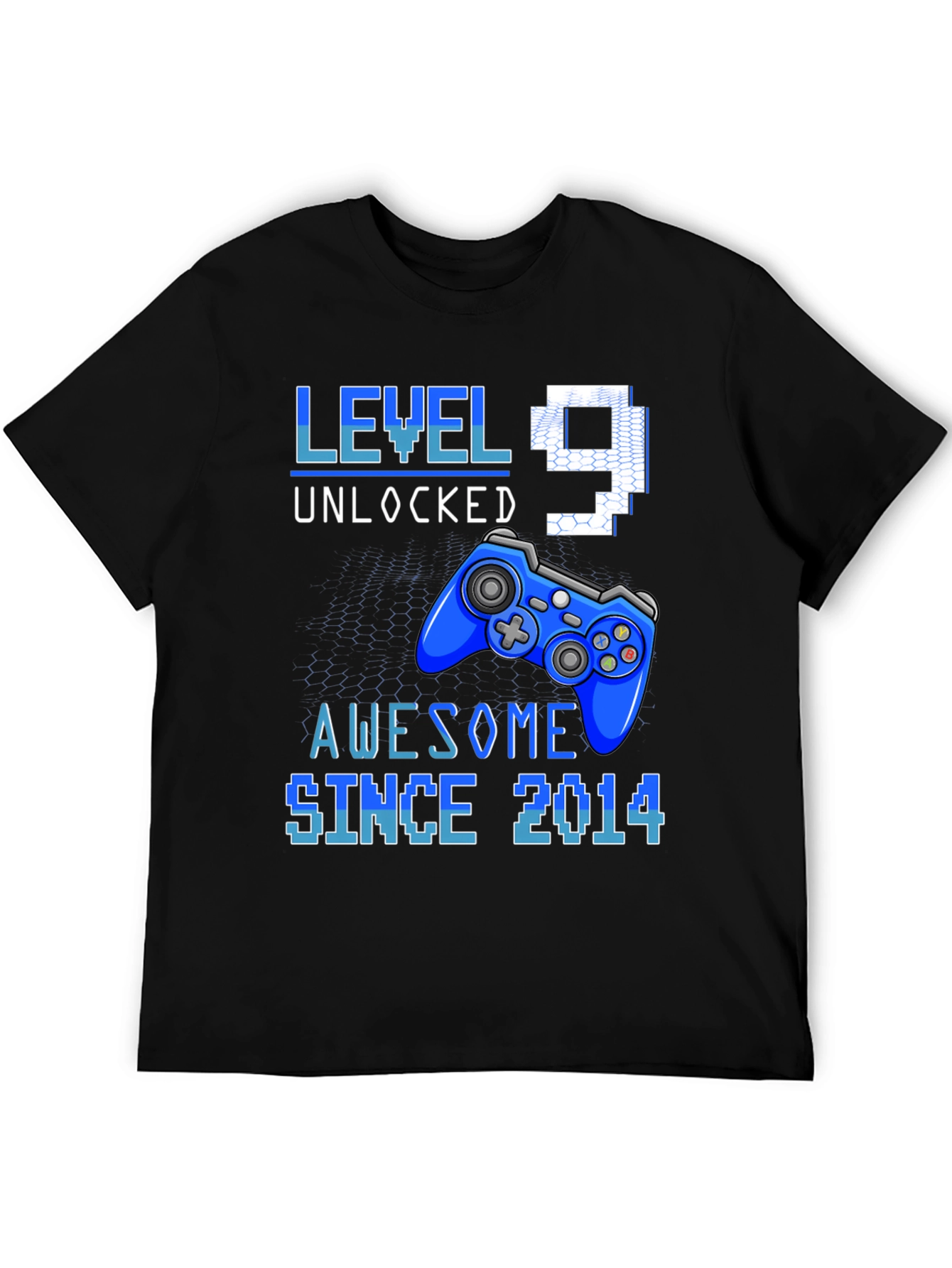 Level 9 Unlocked Awesome Since 2014 T-Shirt