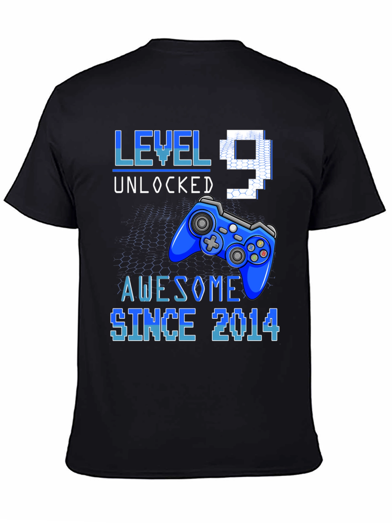 Level 9 Unlocked Awesome Since 2014 T-Shirt