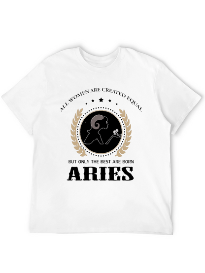 Aries Zodiac Womens T-Shirt - Empowering Design