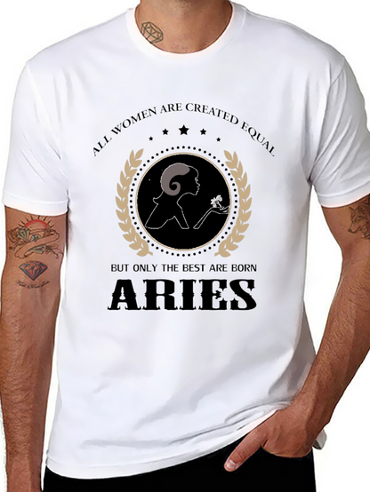 Aries Zodiac Womens T-Shirt - Empowering Design
