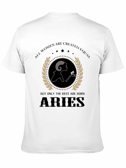 Aries Zodiac Womens T-Shirt - Empowering Design