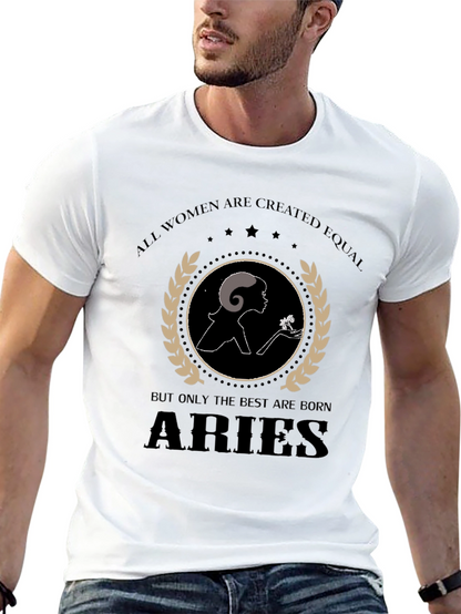 Aries Zodiac Womens T-Shirt - Empowering Design