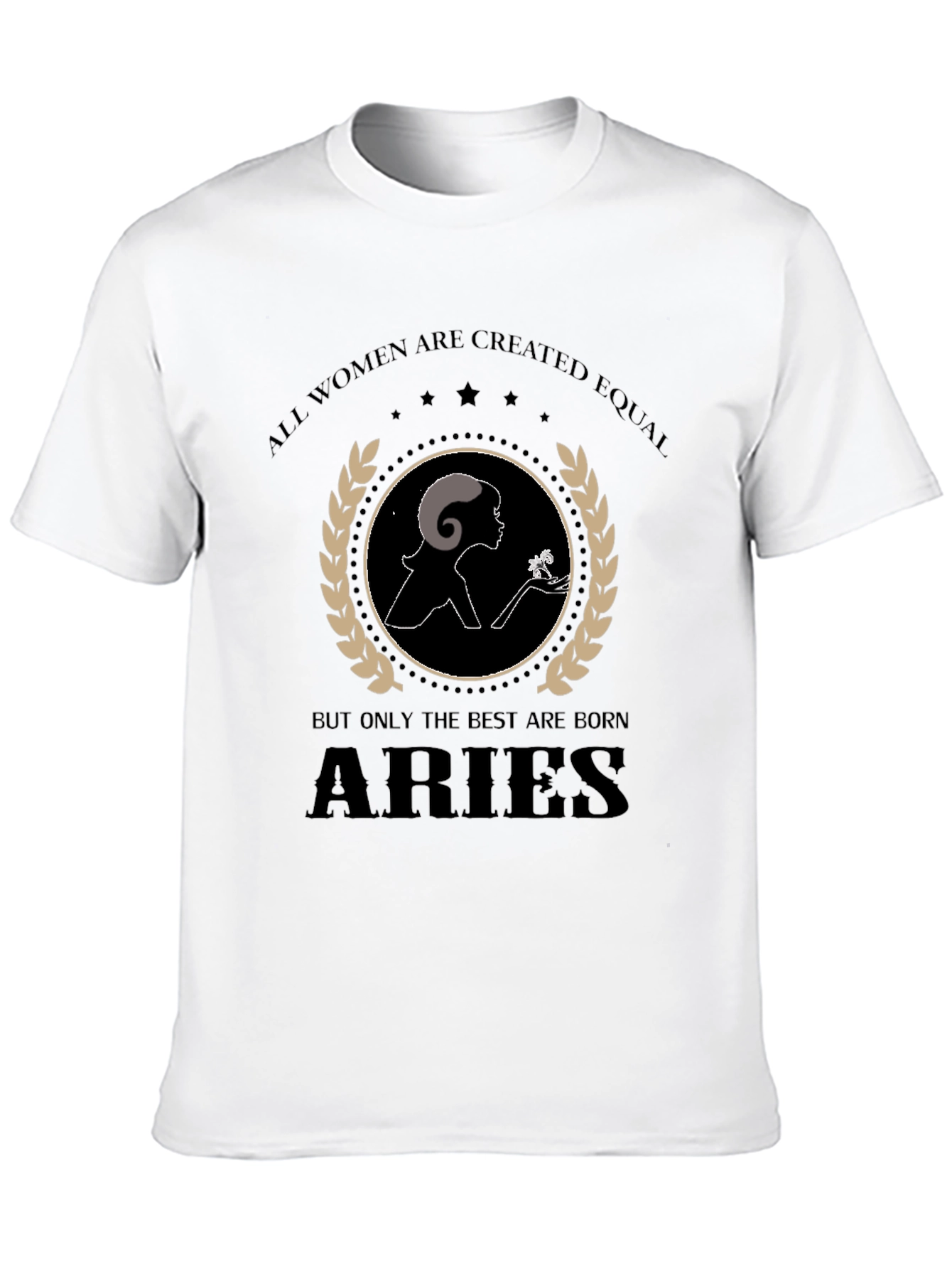 Aries Zodiac Womens T-Shirt - Empowering Design