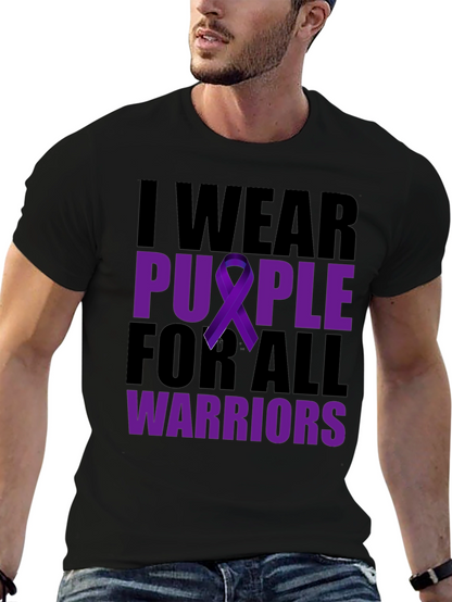 I Wear Purple For All Warriors T-Shirt