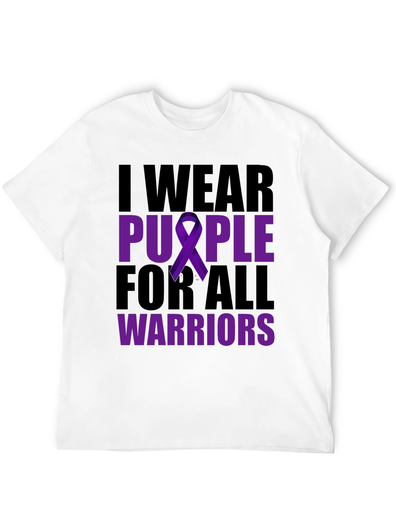 I Wear Purple For All Warriors T-Shirt