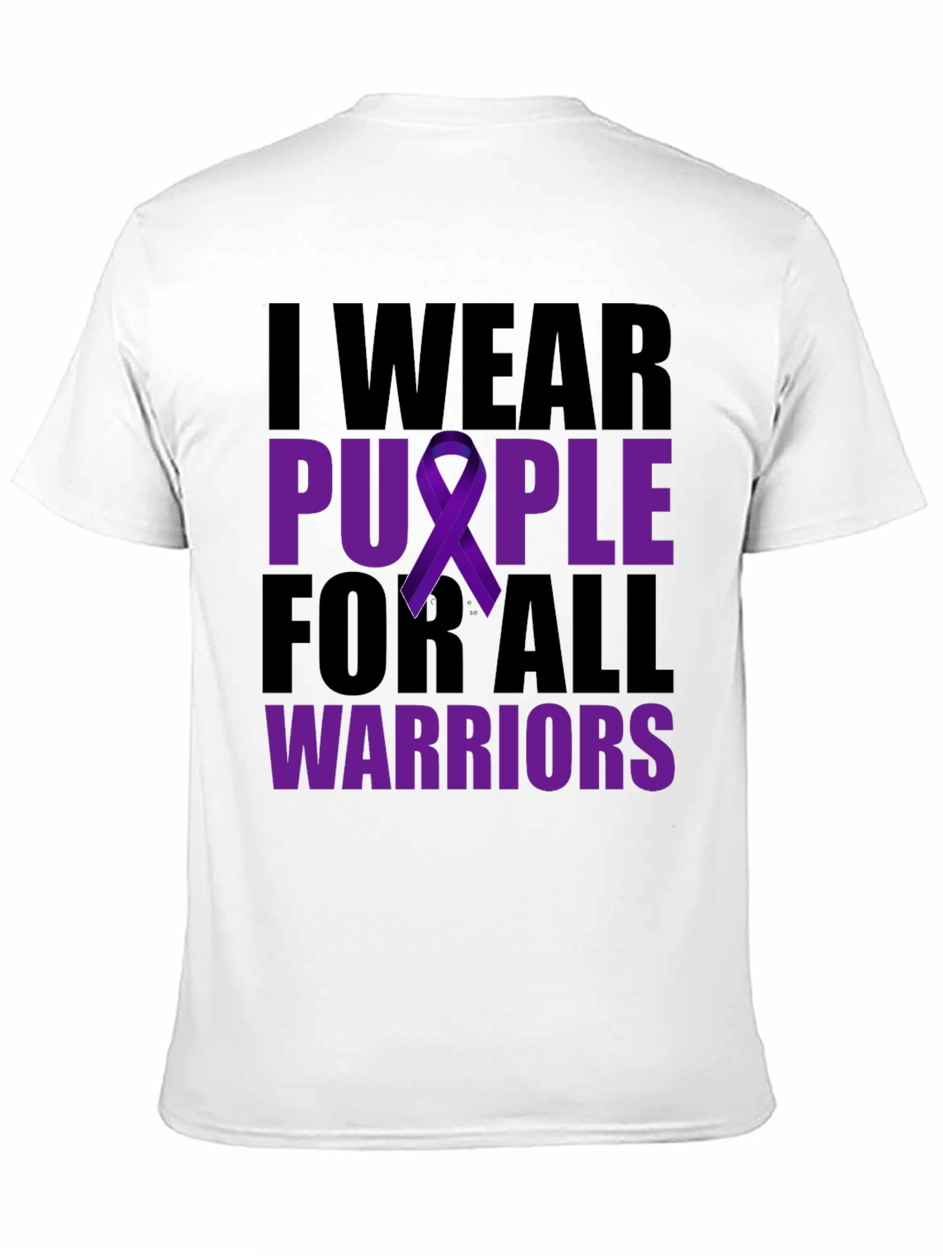 I Wear Purple For All Warriors T-Shirt