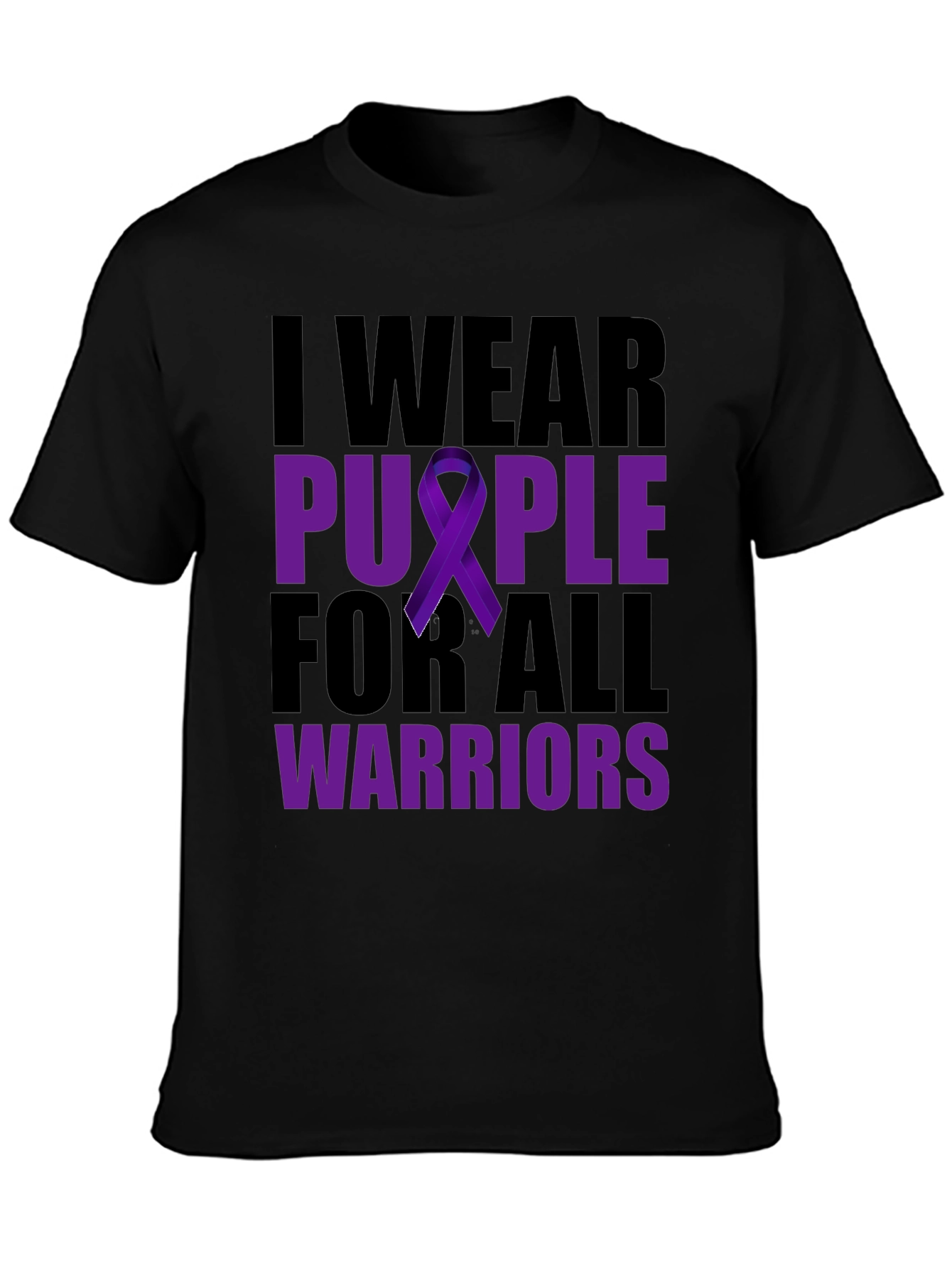 I Wear Purple For All Warriors T-Shirt