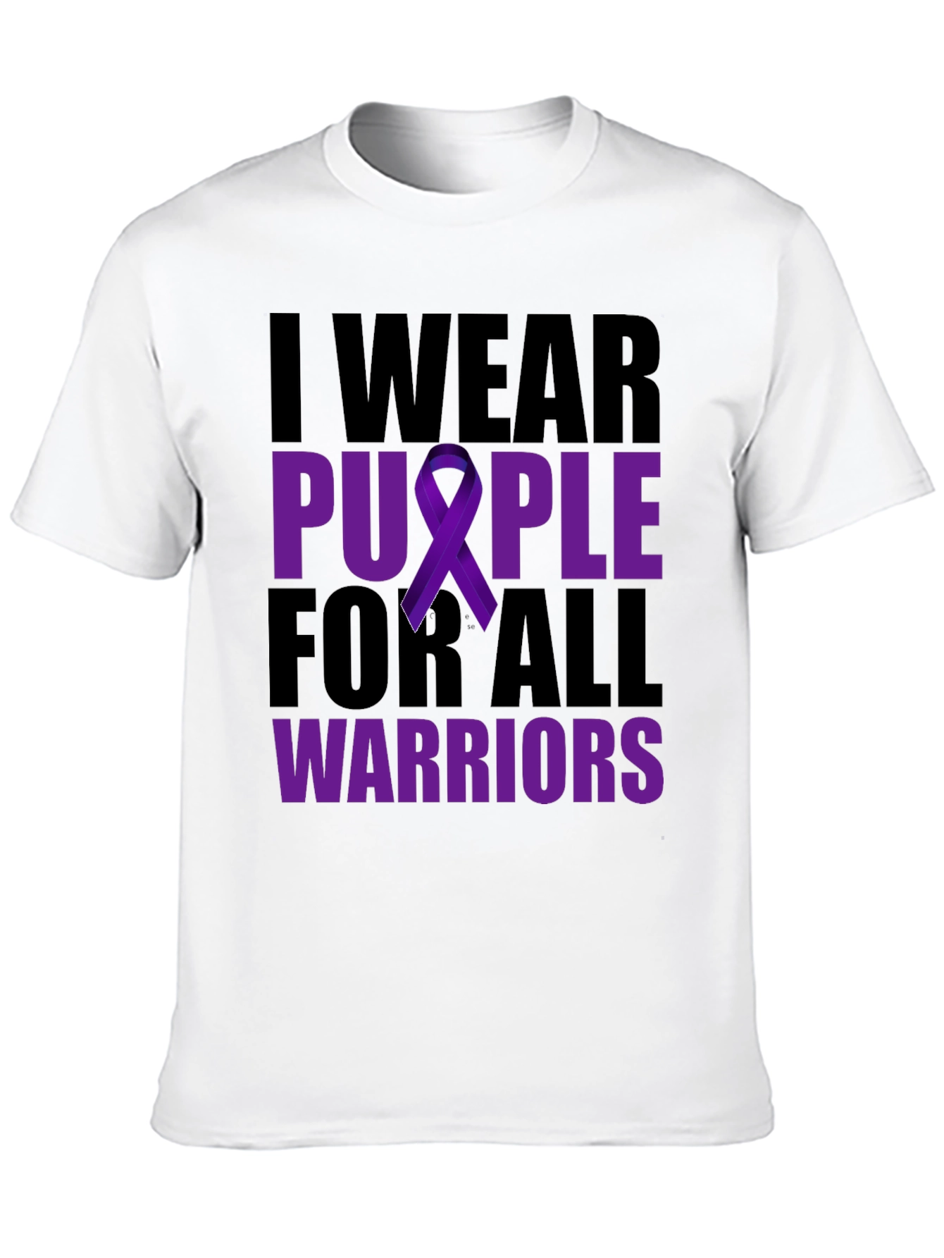 I Wear Purple For All Warriors T-Shirt