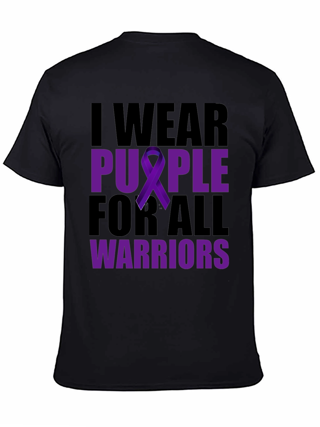 I Wear Purple For All Warriors T-Shirt
