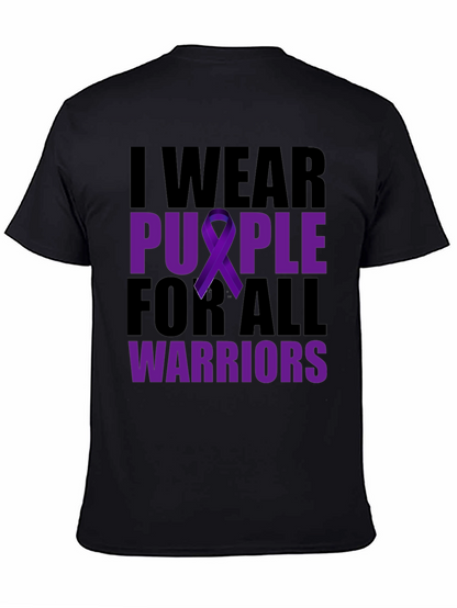I Wear Purple For All Warriors T-Shirt