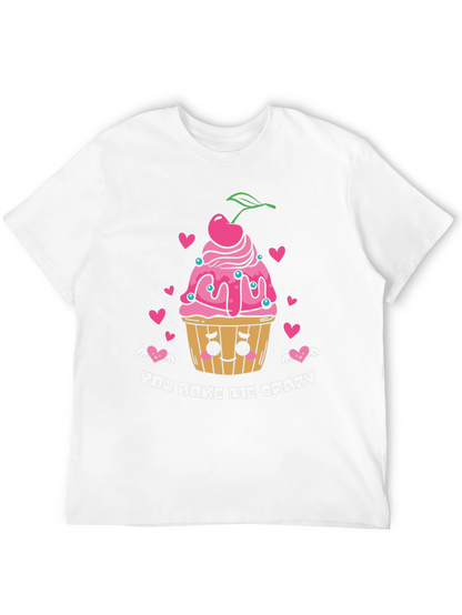 You Bake Me Crazy Graphic Tee - Black