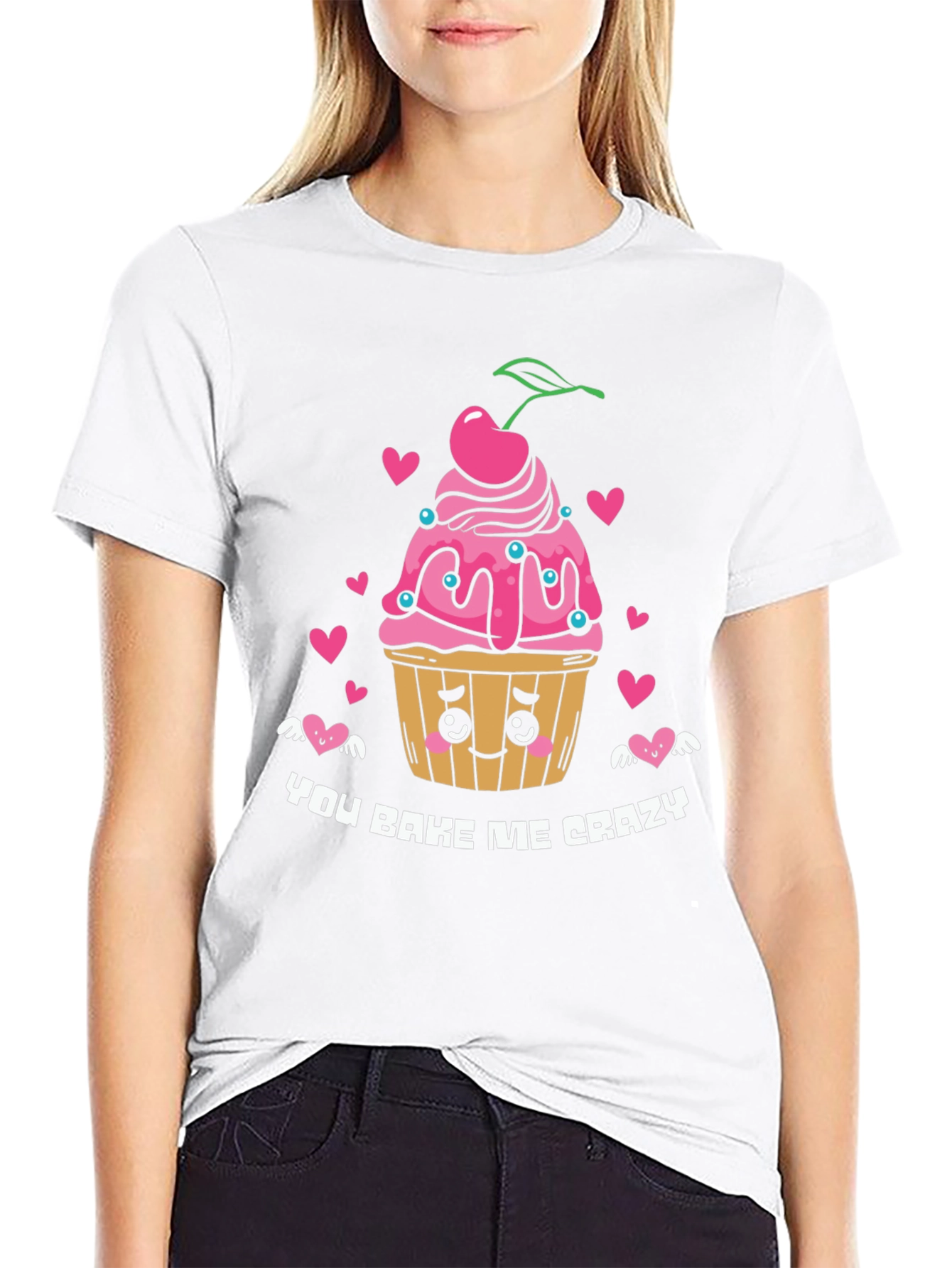 You Bake Me Crazy Graphic Tee - Black