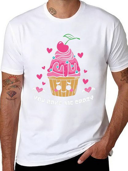 You Bake Me Crazy Graphic Tee - Black