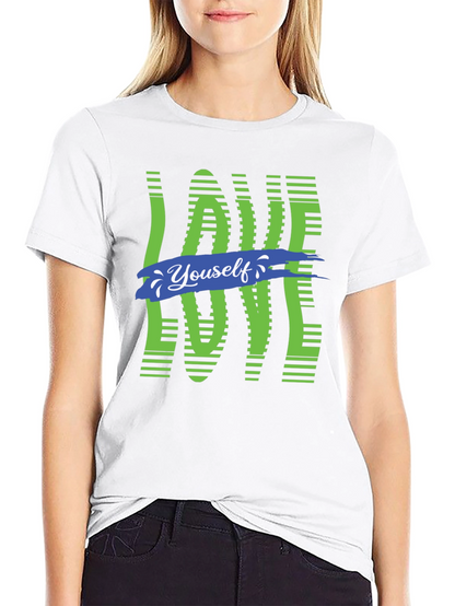 Love Yourself Graphic Print Tee