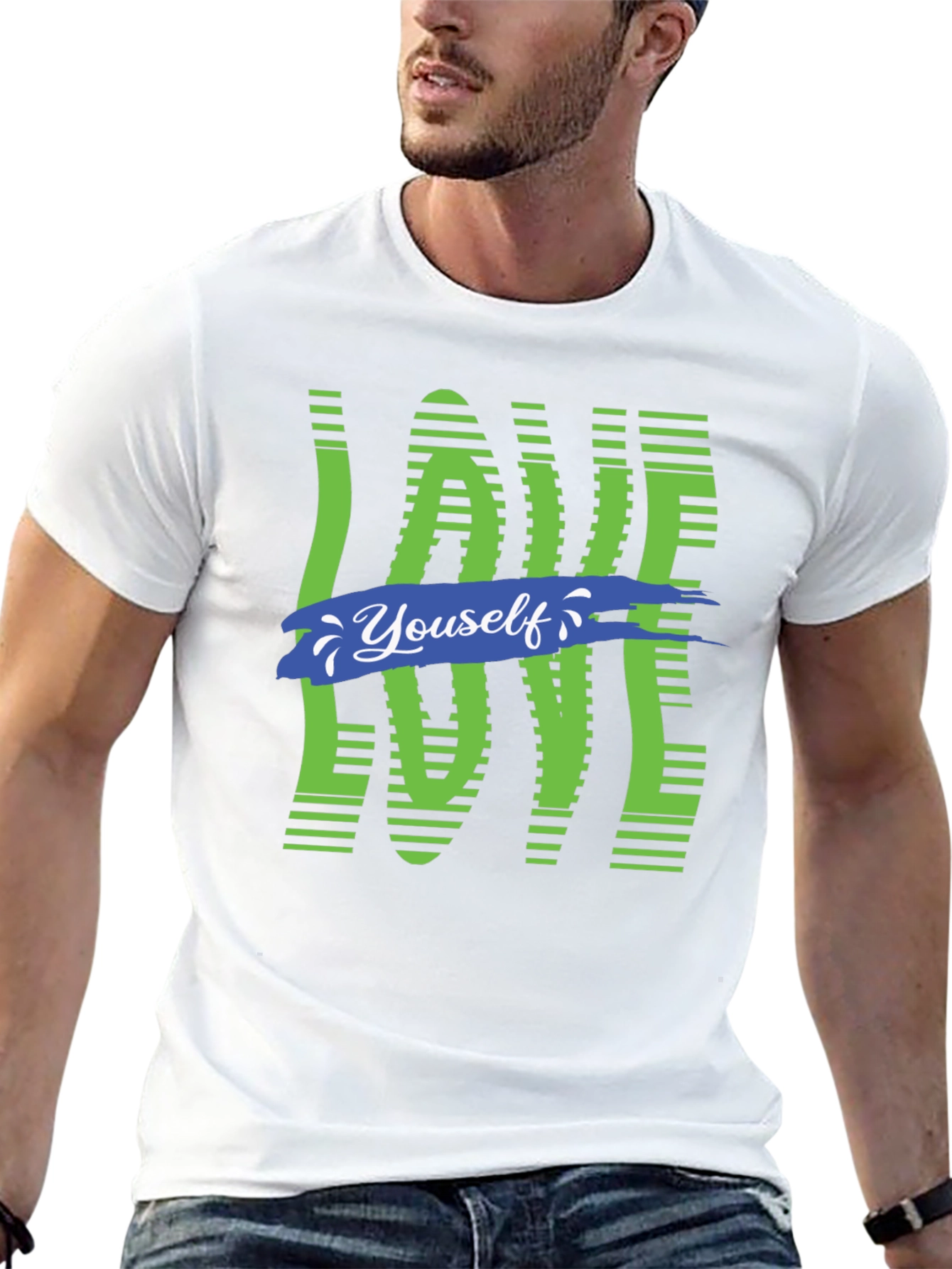 Love Yourself Graphic Print Tee