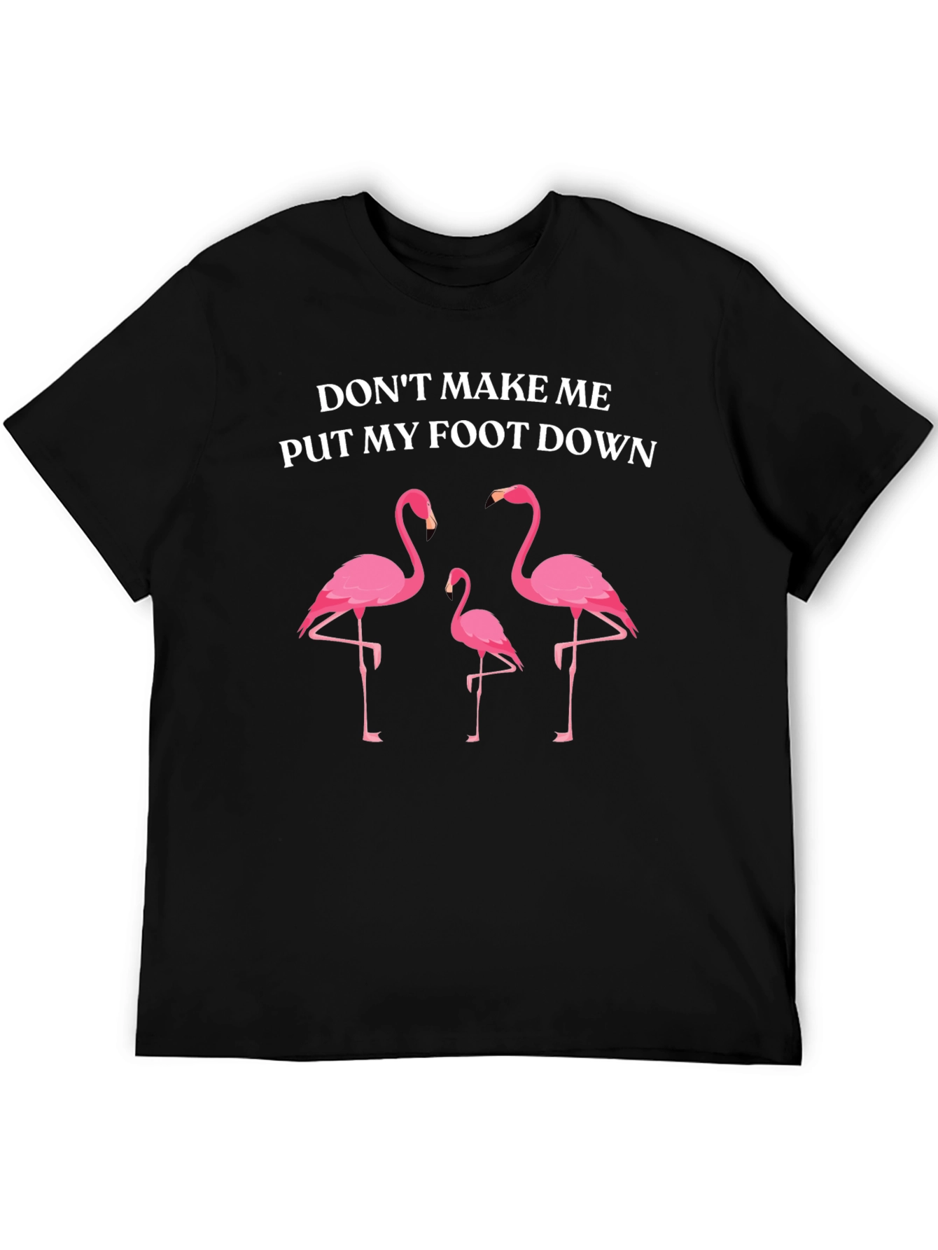 Funny Flamingo Graphic Tee - Dont Make Me T-Shirt