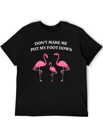 Funny Flamingo Graphic Tee - Dont Make Me T-Shirt
