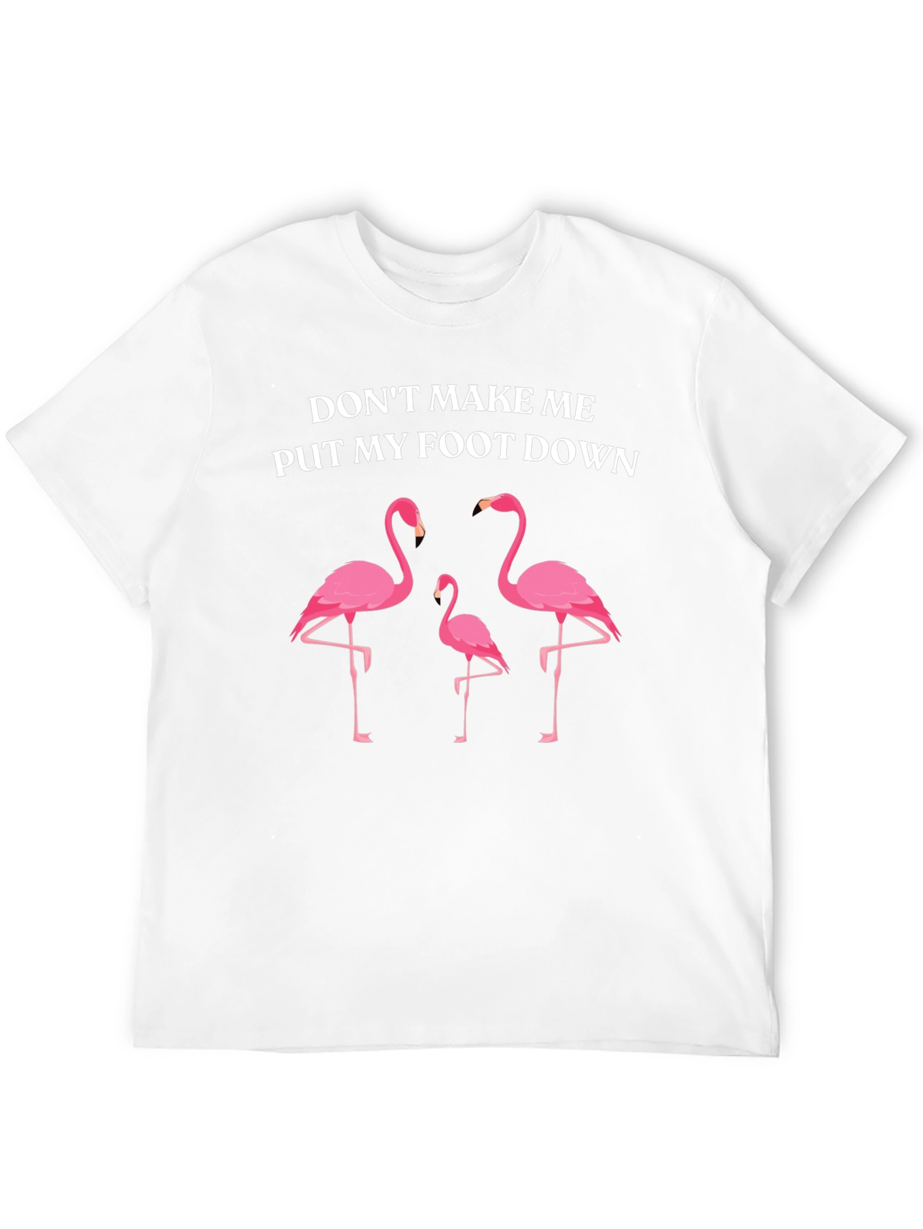 Funny Flamingo Graphic Tee - Dont Make Me T-Shirt