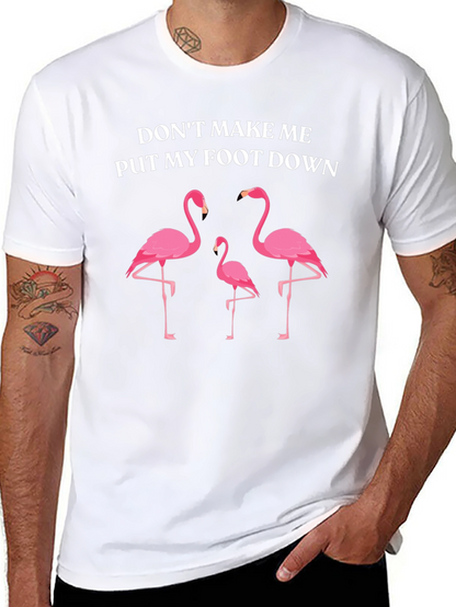 Funny Flamingo Graphic Tee - Dont Make Me T-Shirt
