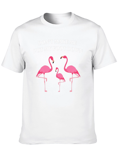 Funny Flamingo Graphic Tee - Dont Make Me T-Shirt