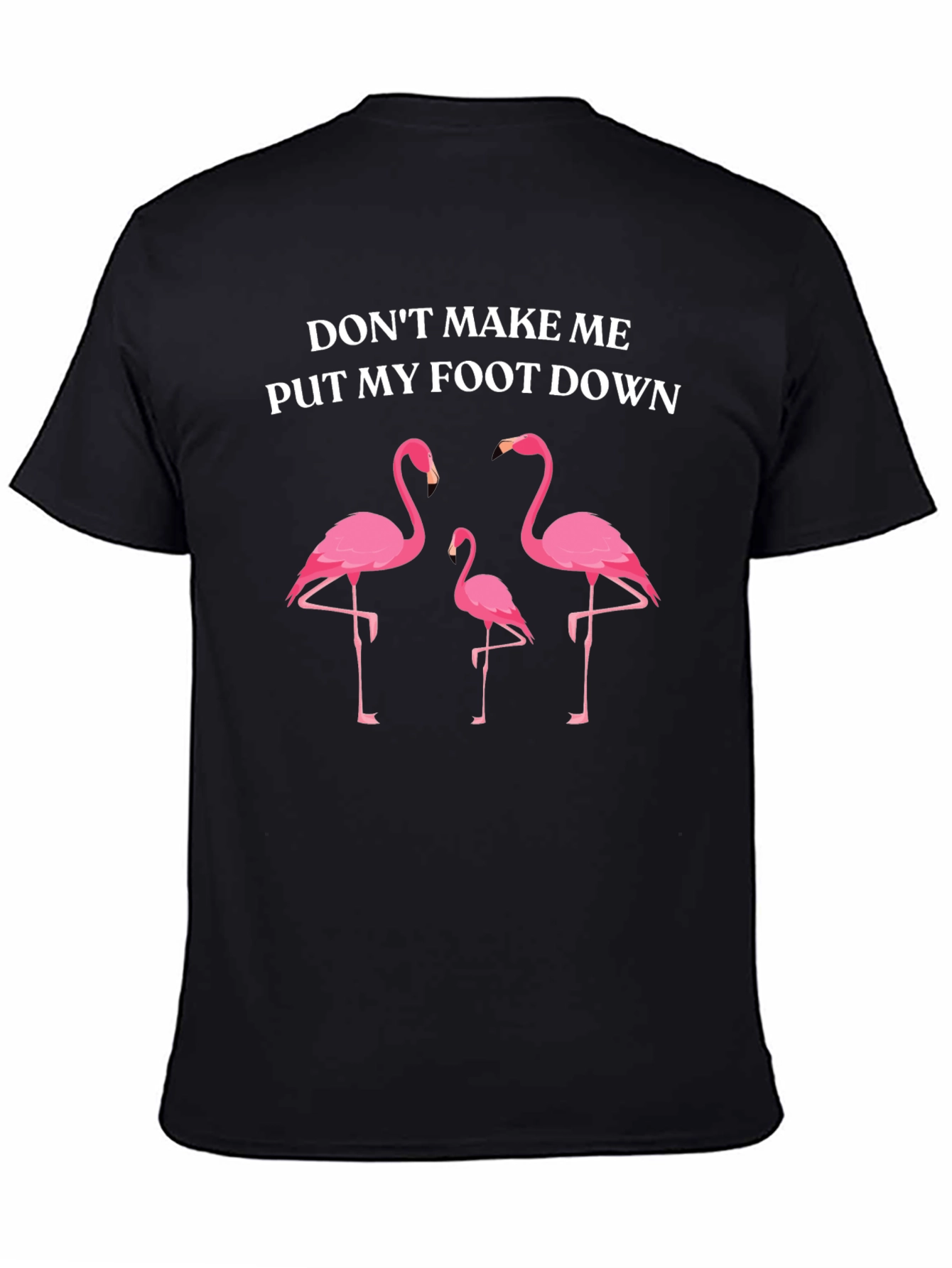 Funny Flamingo Graphic Tee - Dont Make Me T-Shirt