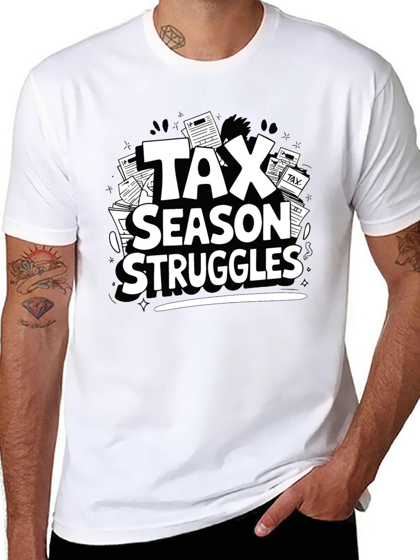 Tax Season Struggles T-Shirt