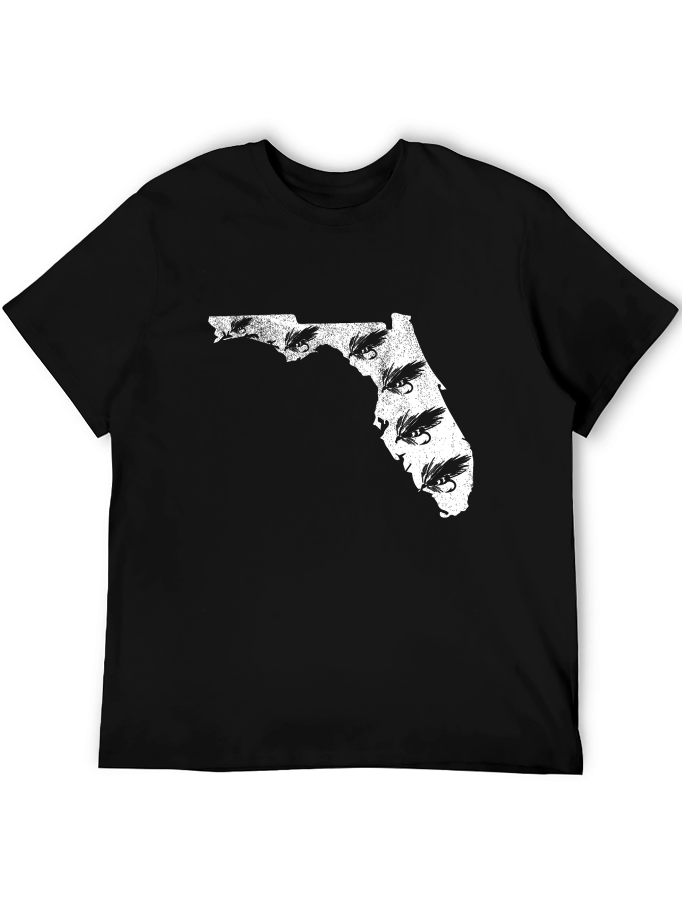 Florida Fishing Lure Mens Black T-Shirt