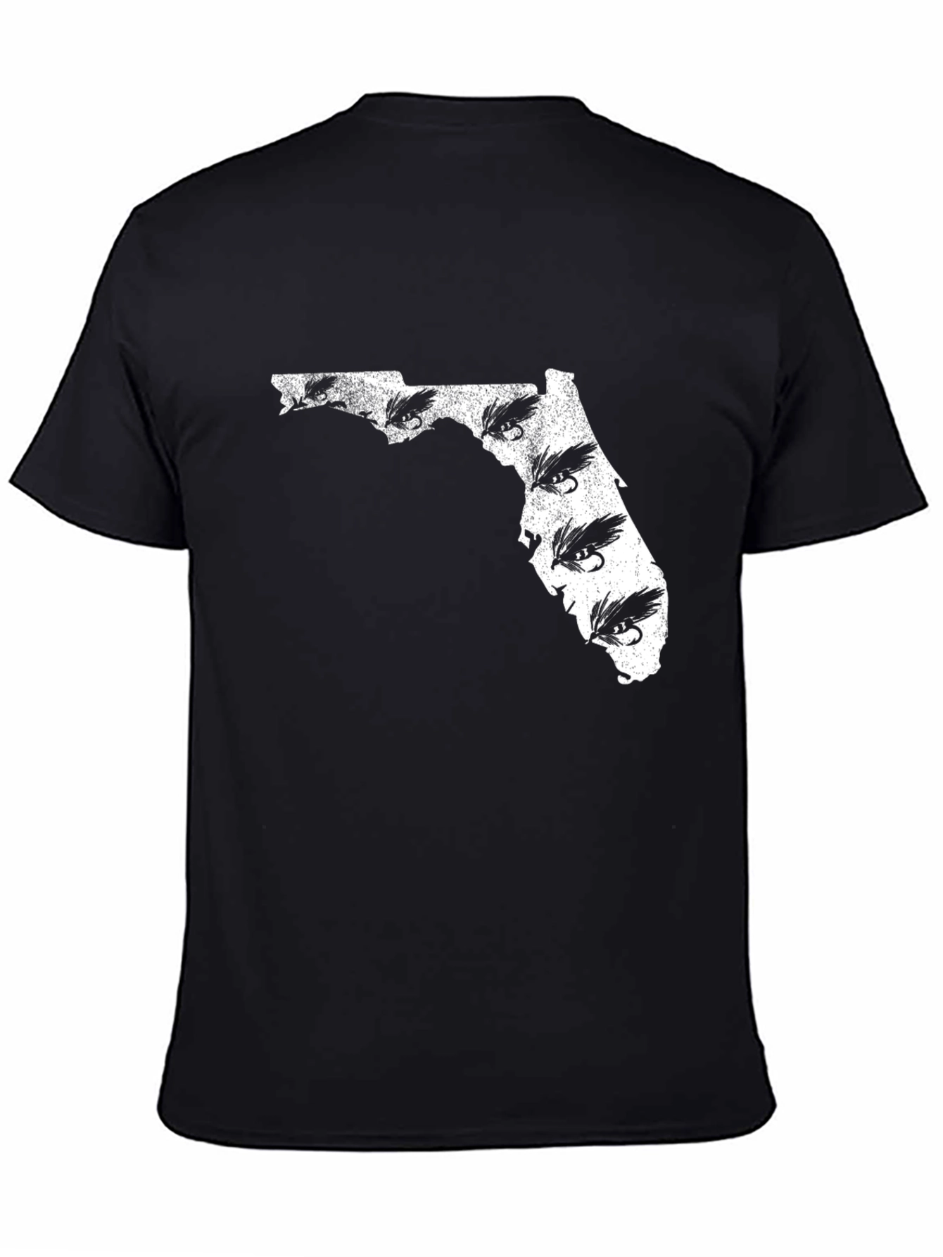 Florida Fishing Lure Mens Black T-Shirt