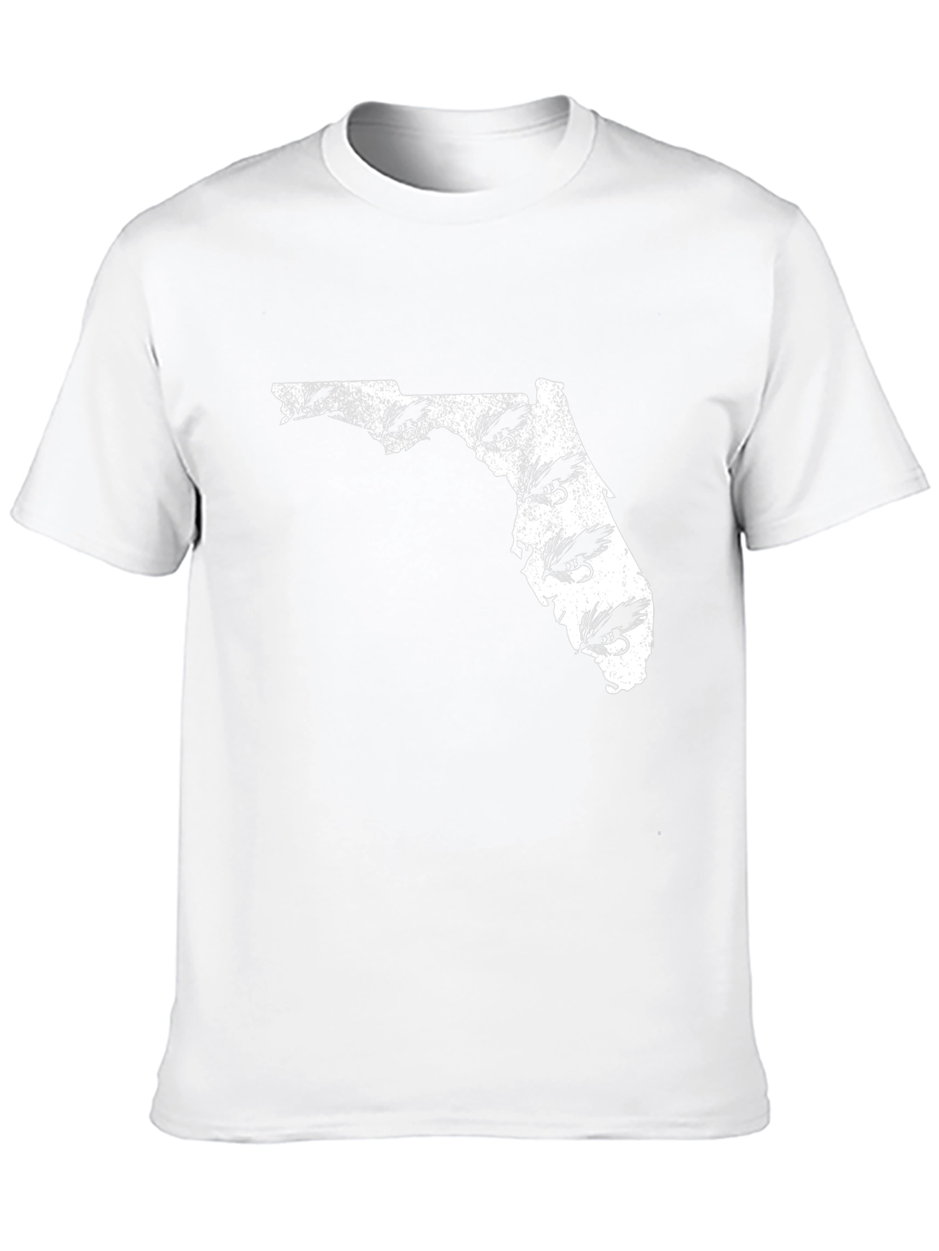 Florida Fishing Lure Mens Black T-Shirt