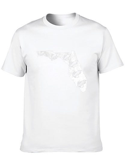 Florida Fishing Lure Mens Black T-Shirt