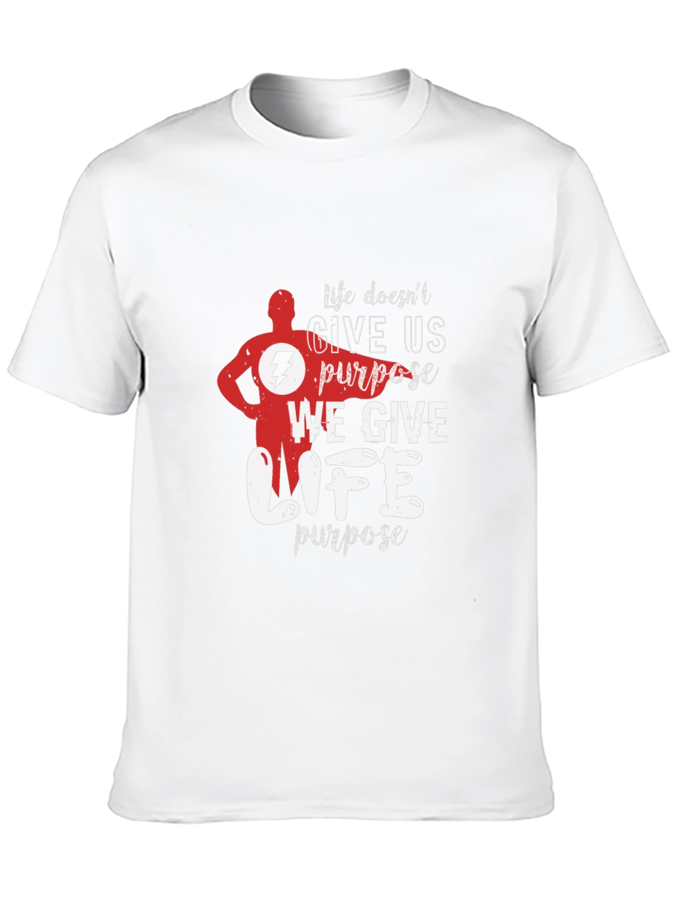 Life Purpose Graphic T-Shirt - Black
