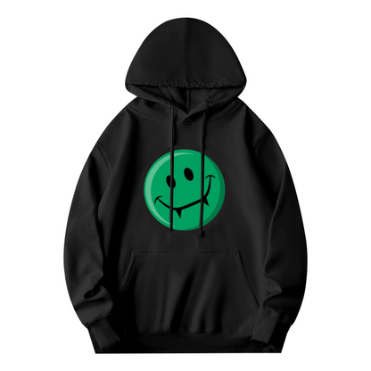 Green Vampire Smiley Face Hoodie