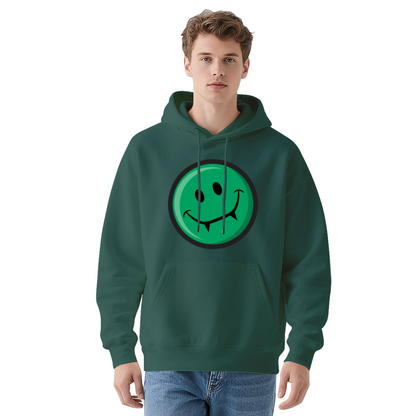 Green Vampire Smiley Face Hoodie