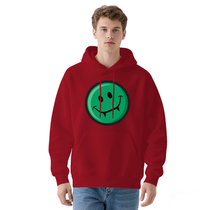 Green Vampire Smiley Face Hoodie