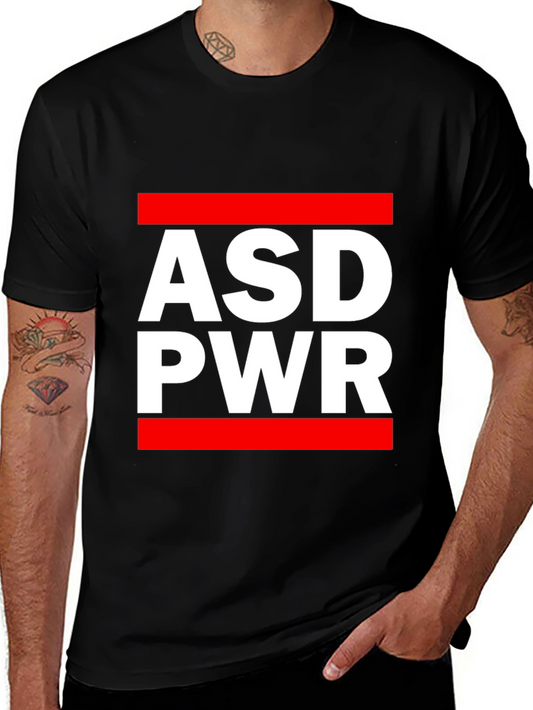 ASD PWR T-Shirt: Bold Graphic Tee for Autism Awareness