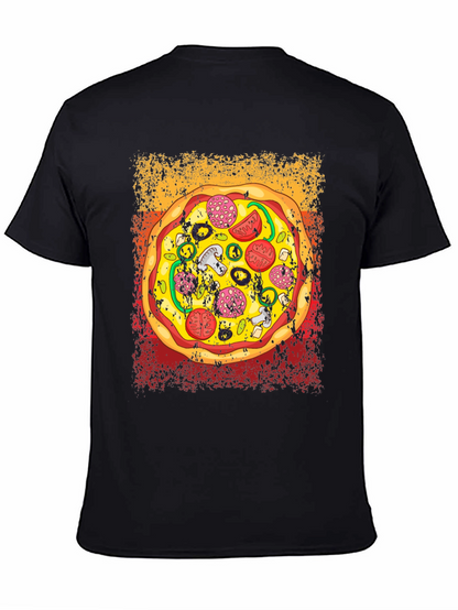 Pizza Graphic T-Shirt - Unisex Crew Neck Tee