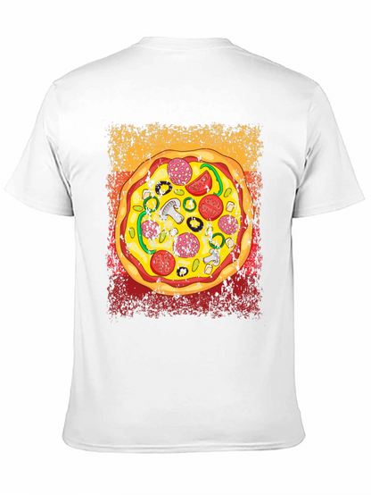 Pizza Graphic T-Shirt - Unisex Crew Neck Tee
