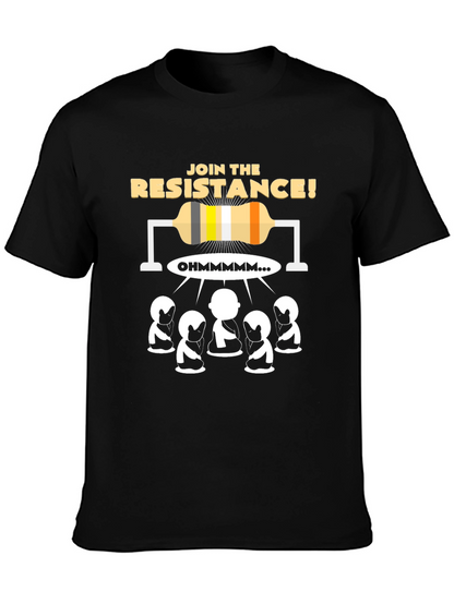 Join the Resistance T-Shirt: Funny Ohm Pun