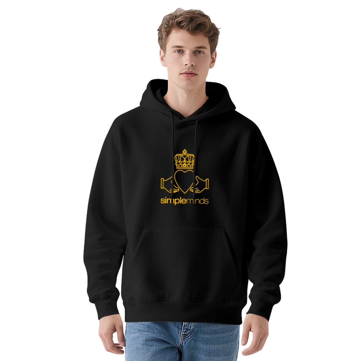 Simple Minds Claddagh Logo Red Hoodie