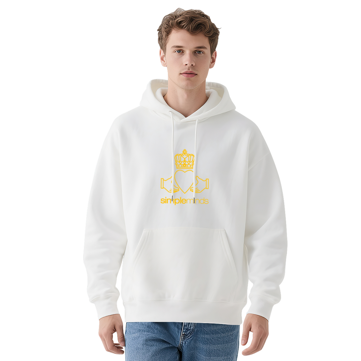 Simple Minds Claddagh Logo Red Hoodie