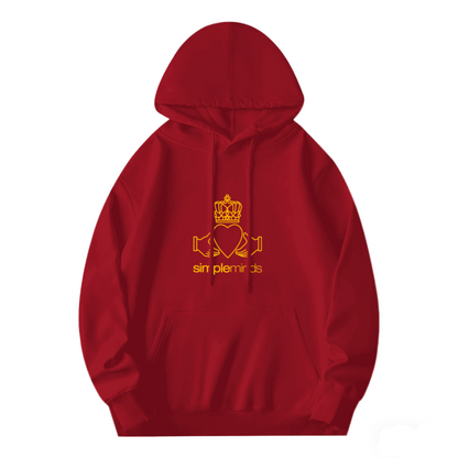Simple Minds Claddagh Logo Red Hoodie