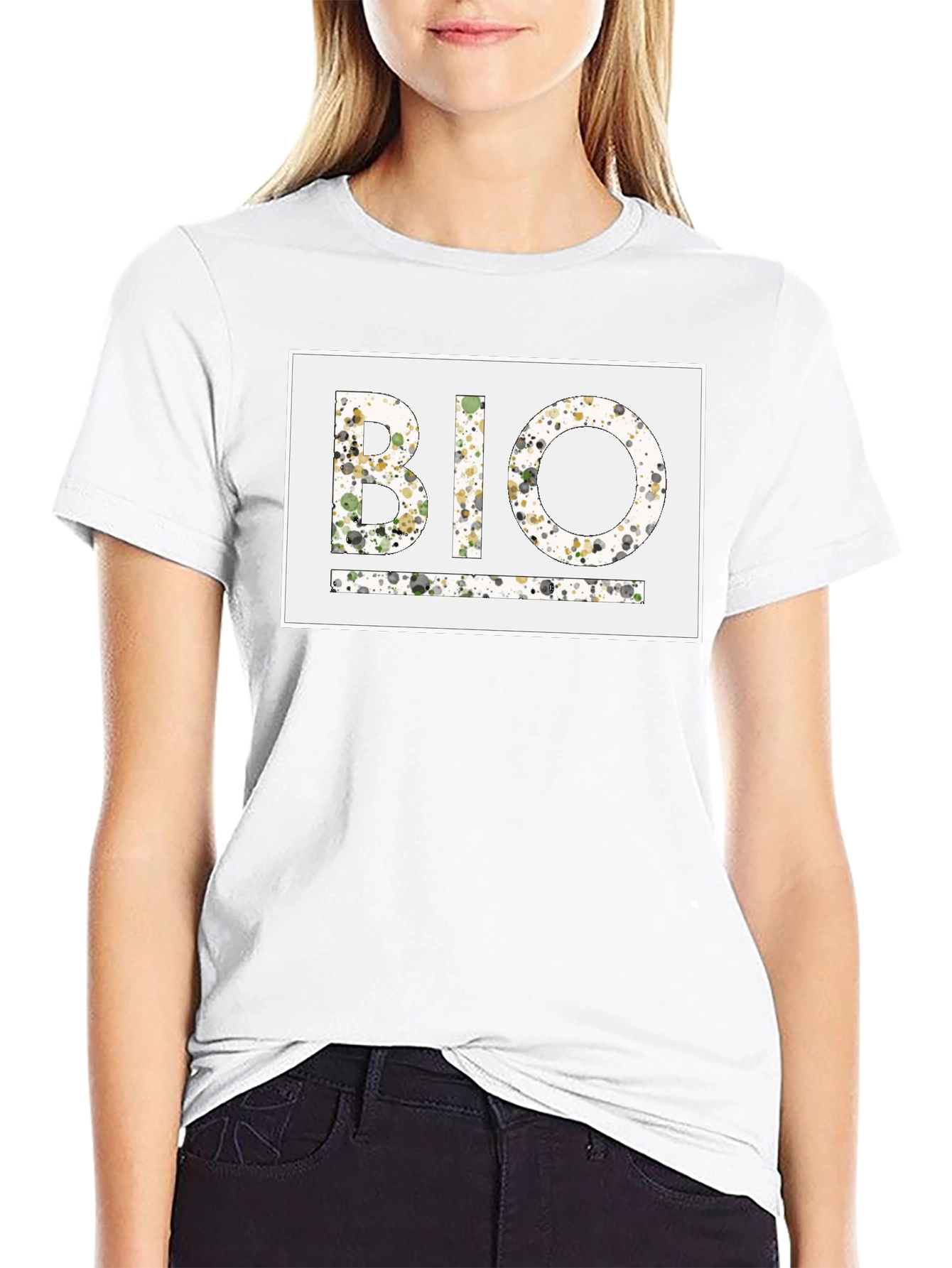 Abstract BIO Black T-Shirt
