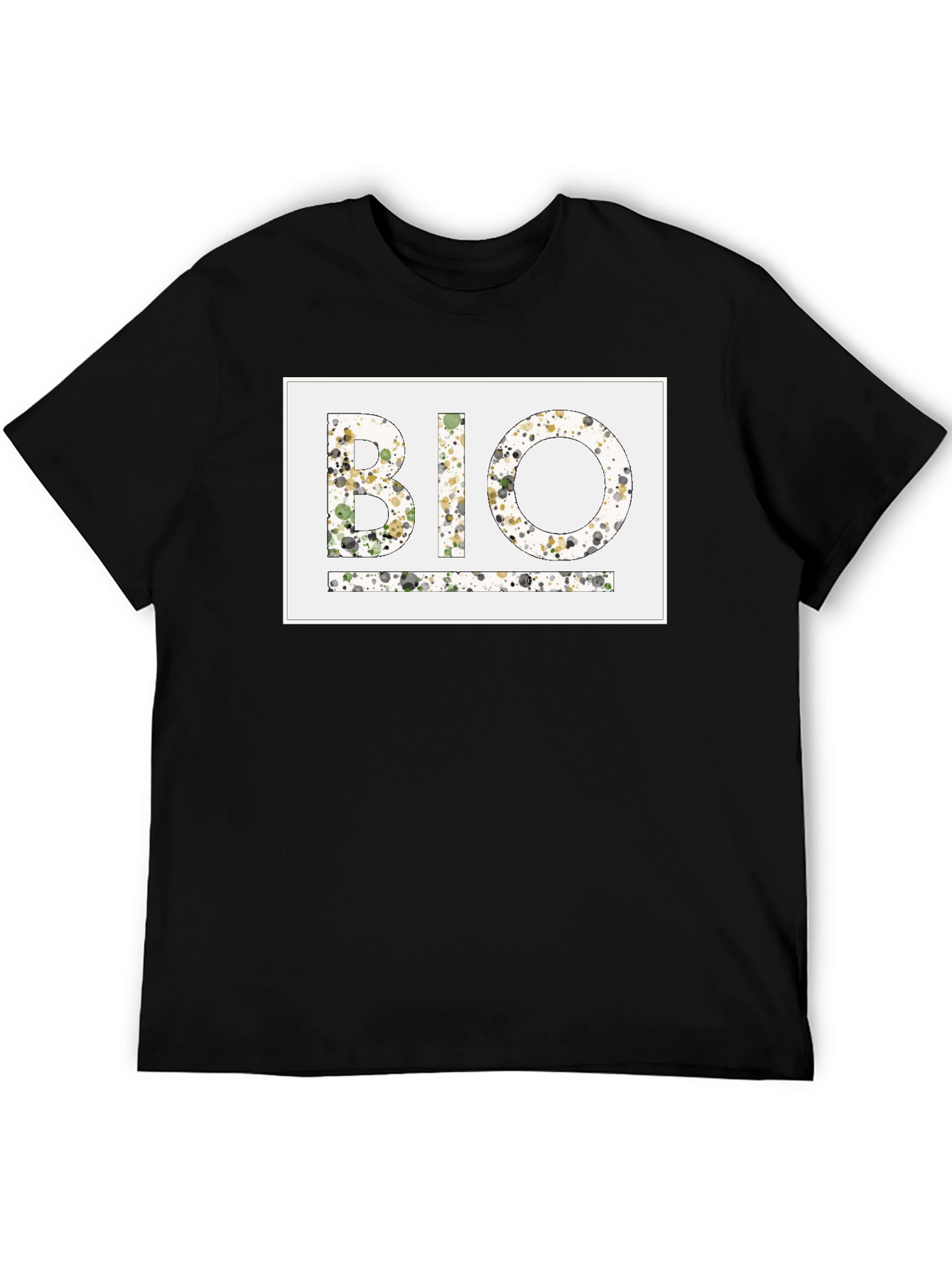 Abstract BIO Black T-Shirt